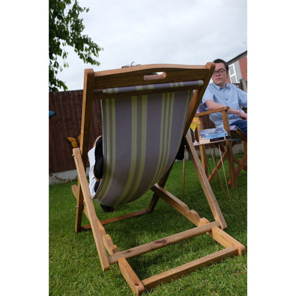 Provence Mango Wood Folding Premium Deck Chair