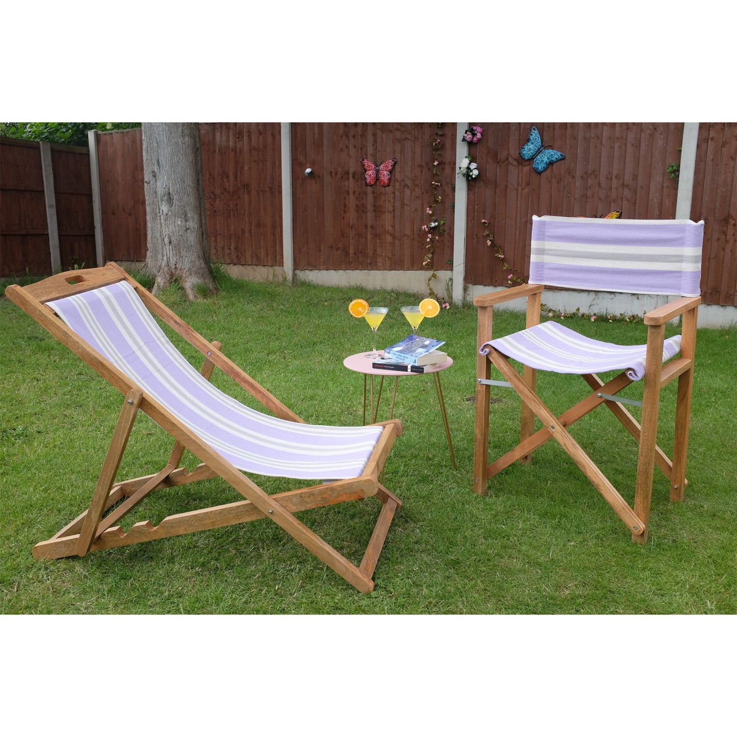 Provence Mango Wood Folding Premium Deck Chair