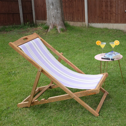 Provence Mango Wood Folding Premium Deck Chair