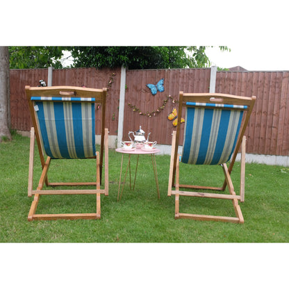 St Ives Mango Wood Folding Premium Deck Chair