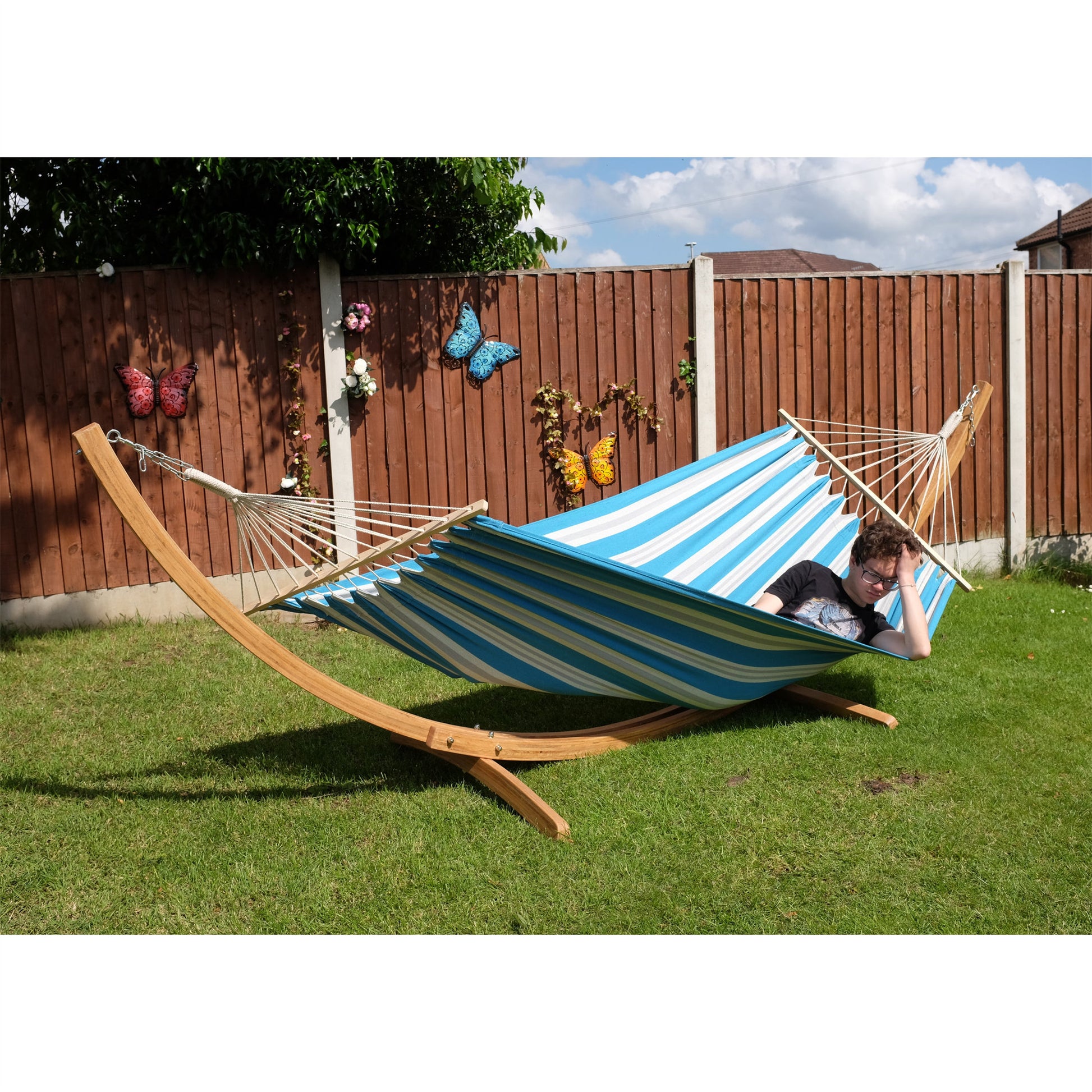 St Ives Spreader bar garden hammock and stand set, hammocks with stands, Hammocks