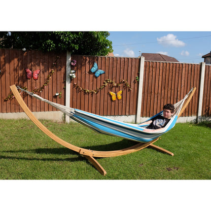 St Ives traditional outdoor hammock and stand set, hammocks with stands, Hammocks