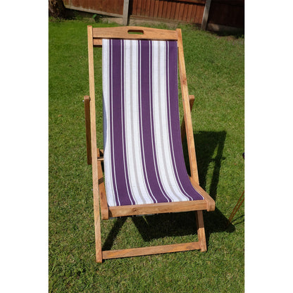 Violet Mango Wood Folding Premium Deck Chair