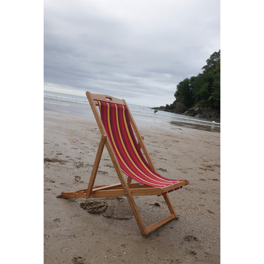 Acerola Mango Wood Folding Premium Deck Chair