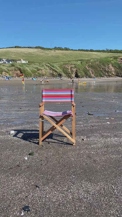 Beach Huts Mango Wood Folding Premium Director's Chair